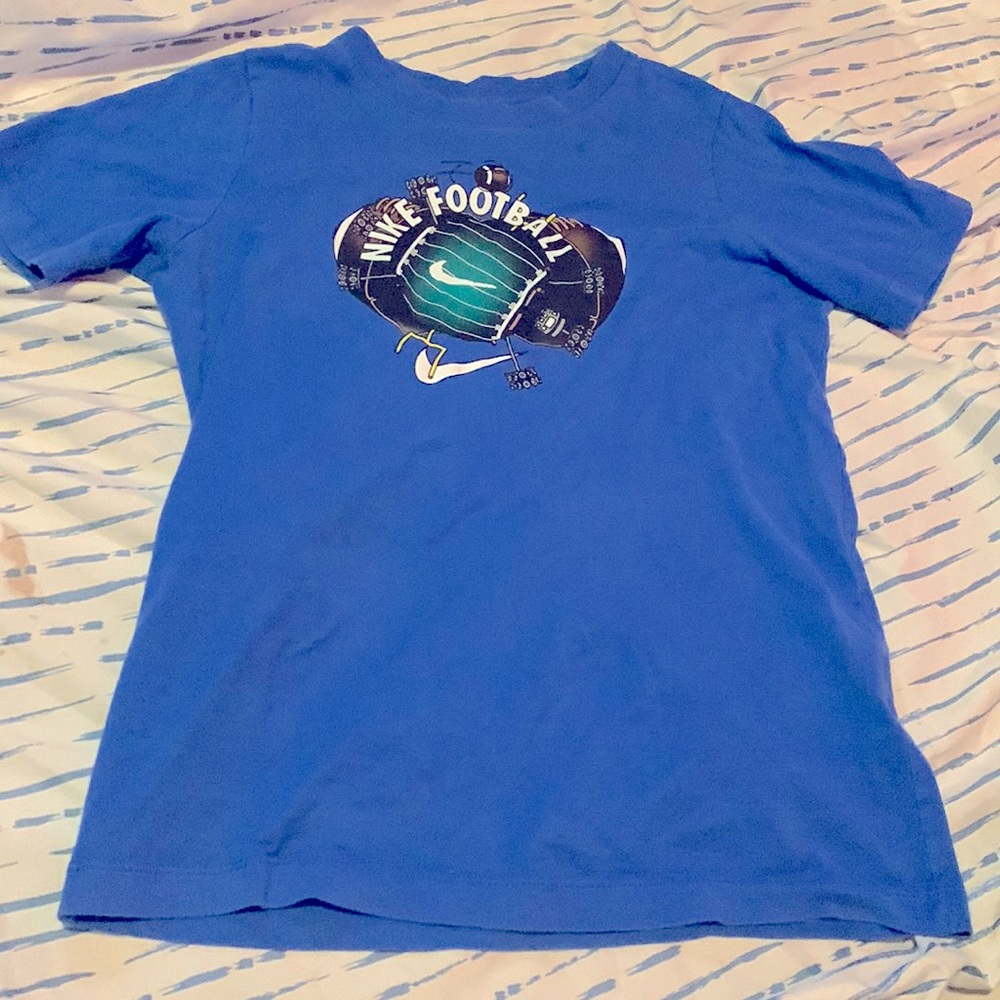 This is a Nike football T for boys..